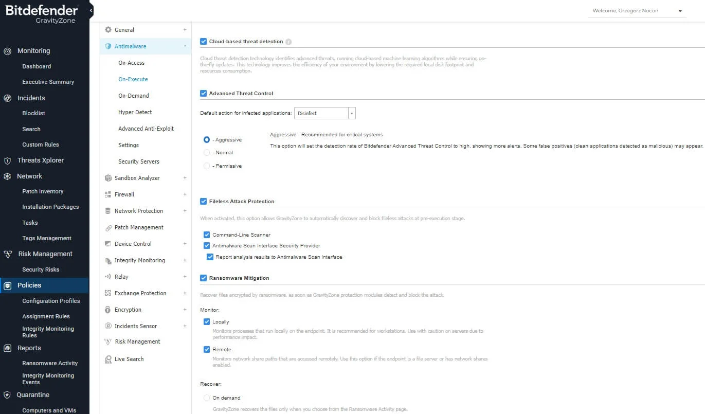 Bitdefender GravityZone